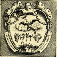 An illustration from Imprese illustri di diuersi, coi discorsi di Camillo Camilli, et con le figure intagliate in rame di Girolamo Porro Padouano .. (1586)
