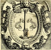 An illustration from Imprese illustri di diuersi, coi discorsi di Camillo Camilli, et con le figure intagliate in rame di Girolamo Porro Padouano .. (1586)