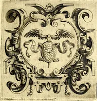 An illustration from Imprese illustri di diuersi, coi discorsi di Camillo Camilli, et con le figure intagliate in rame di Girolamo Porro Padouano .. (1586)