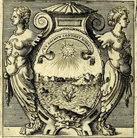 Picture 174 of 230 from Imprese illustri di diuersi, coi discorsi di Camillo Camilli, et con le figure intagliate in rame di Girolamo Porro Padouano .. (1586), leaf 255