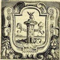 An illustration from Imprese illustri di diuersi, coi discorsi di Camillo Camilli, et con le figure intagliate in rame di Girolamo Porro Padouano .. (1586)