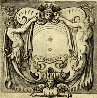 An illustration from Imprese illustri di diuersi, coi discorsi di Camillo Camilli, et con le figure intagliate in rame di Girolamo Porro Padouano .. (1586)