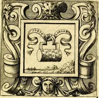 An illustration from Imprese illustri di diuersi, coi discorsi di Camillo Camilli, et con le figure intagliate in rame di Girolamo Porro Padouano .. (1586)