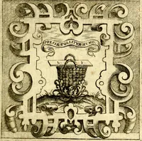 An illustration from Imprese illustri di diuersi, coi discorsi di Camillo Camilli, et con le figure intagliate in rame di Girolamo Porro Padouano .. (1586)