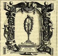 An illustration from Imprese illustri di diuersi, coi discorsi di Camillo Camilli, et con le figure intagliate in rame di Girolamo Porro Padouano .. (1586)