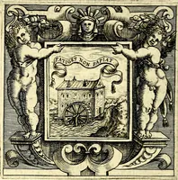 An illustration from Imprese illustri di diuersi, coi discorsi di Camillo Camilli, et con le figure intagliate in rame di Girolamo Porro Padouano .. (1586)
