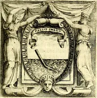 Picture 209 of 230 from Imprese illustri di diuersi, coi discorsi di Camillo Camilli, et con le figure intagliate in rame di Girolamo Porro Padouano .. (1586), leaf 310
