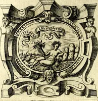 An illustration from Imprese illustri di diuersi, coi discorsi di Camillo Camilli, et con le figure intagliate in rame di Girolamo Porro Padouano .. (1586)