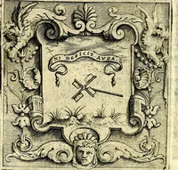 An illustration from Imprese illustri di diuersi, coi discorsi di Camillo Camilli, et con le figure intagliate in rame di Girolamo Porro Padouano .. (1586)