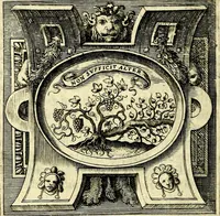 An illustration from Imprese illustri di diuersi, coi discorsi di Camillo Camilli, et con le figure intagliate in rame di Girolamo Porro Padouano .. (1586)