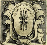 An illustration from Imprese illustri di diuersi, coi discorsi di Camillo Camilli, et con le figure intagliate in rame di Girolamo Porro Padouano .. (1586)
