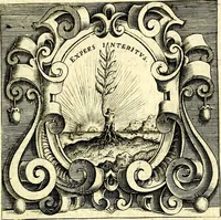 Picture 30 of 230 from Imprese illustri di diuersi, coi discorsi di Camillo Camilli, et con le figure intagliate in rame di Girolamo Porro Padouano .. (1586), leaf 42