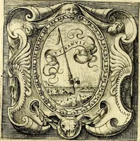 An illustration from Imprese illustri di diuersi, coi discorsi di Camillo Camilli, et con le figure intagliate in rame di Girolamo Porro Padouano .. (1586)
