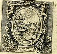 An illustration from Imprese illustri di diuersi, coi discorsi di Camillo Camilli, et con le figure intagliate in rame di Girolamo Porro Padouano .. (1586)
