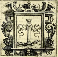 An illustration from Imprese illustri di diuersi, coi discorsi di Camillo Camilli, et con le figure intagliate in rame di Girolamo Porro Padouano .. (1586)