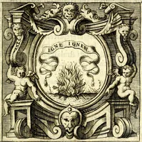 An illustration from Imprese illustri di diuersi, coi discorsi di Camillo Camilli, et con le figure intagliate in rame di Girolamo Porro Padouano .. (1586)
