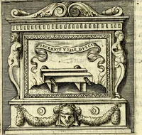 An illustration from Imprese illustri di diuersi, coi discorsi di Camillo Camilli, et con le figure intagliate in rame di Girolamo Porro Padouano .. (1586)
