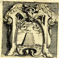 An illustration from Imprese illustri di diuersi, coi discorsi di Camillo Camilli, et con le figure intagliate in rame di Girolamo Porro Padouano .. (1586)