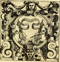 An illustration from Imprese illustri di diuersi, coi discorsi di Camillo Camilli, et con le figure intagliate in rame di Girolamo Porro Padouano .. (1586)
