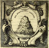 An illustration from Imprese illustri di diuersi, coi discorsi di Camillo Camilli, et con le figure intagliate in rame di Girolamo Porro Padouano .. (1586)