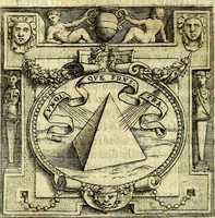 An illustration from Imprese illustri di diuersi, coi discorsi di Camillo Camilli, et con le figure intagliate in rame di Girolamo Porro Padouano .. (1586)
