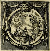 An illustration from Imprese illustri di diuersi, coi discorsi di Camillo Camilli, et con le figure intagliate in rame di Girolamo Porro Padouano .. (1586)