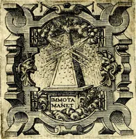 An illustration from Imprese illustri di diuersi, coi discorsi di Camillo Camilli, et con le figure intagliate in rame di Girolamo Porro Padouano .. (1586)