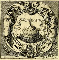 An illustration from Imprese illustri di diuersi, coi discorsi di Camillo Camilli, et con le figure intagliate in rame di Girolamo Porro Padouano .. (1586)