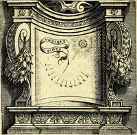 An illustration from Imprese illustri di diuersi, coi discorsi di Camillo Camilli, et con le figure intagliate in rame di Girolamo Porro Padouano .. (1586)