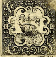 An illustration from Imprese illustri di diuersi, coi discorsi di Camillo Camilli, et con le figure intagliate in rame di Girolamo Porro Padouano .. (1586)
