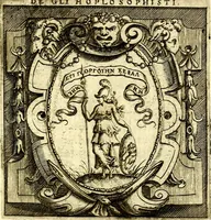 An illustration from Imprese illustri di diuersi, coi discorsi di Camillo Camilli, et con le figure intagliate in rame di Girolamo Porro Padouano .. (1586)
