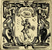 An illustration from Imprese illustri di diuersi, coi discorsi di Camillo Camilli, et con le figure intagliate in rame di Girolamo Porro Padouano .. (1586)