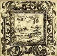 An illustration from Imprese illustri di diuersi, coi discorsi di Camillo Camilli, et con le figure intagliate in rame di Girolamo Porro Padouano .. (1586)