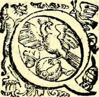 An illustration from Imprese illustri di diuersi, coi discorsi di Camillo Camilli, et con le figure intagliate in rame di Girolamo Porro Padouano .. (1586)