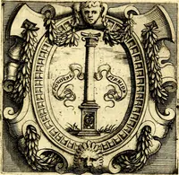 An illustration from Imprese illustri di diuersi, coi discorsi di Camillo Camilli, et con le figure intagliate in rame di Girolamo Porro Padouano .. (1586)