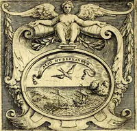An illustration from Imprese illustri di diuersi, coi discorsi di Camillo Camilli, et con le figure intagliate in rame di Girolamo Porro Padouano .. (1586)