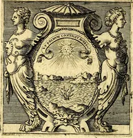 An illustration from Imprese illustri di diuersi, coi discorsi di Camillo Camilli, et con le figure intagliate in rame di Girolamo Porro Padouano .. (1586)