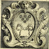 An illustration from Imprese illustri di diuersi, coi discorsi di Camillo Camilli, et con le figure intagliate in rame di Girolamo Porro Padouano .. (1586)