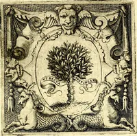 An illustration from Imprese illustri di diuersi, coi discorsi di Camillo Camilli, et con le figure intagliate in rame di Girolamo Porro Padouano .. (1586)