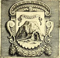 An illustration from Imprese illustri di diuersi, coi discorsi di Camillo Camilli, et con le figure intagliate in rame di Girolamo Porro Padouano .. (1586)