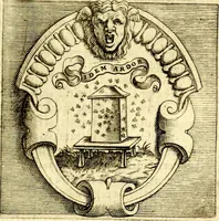 An illustration from Imprese illustri di diuersi, coi discorsi di Camillo Camilli, et con le figure intagliate in rame di Girolamo Porro Padouano .. (1586)