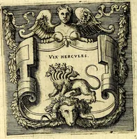 An illustration from Imprese illustri di diuersi, coi discorsi di Camillo Camilli, et con le figure intagliate in rame di Girolamo Porro Padouano .. (1586)