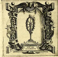 An illustration from Imprese illustri di diuersi, coi discorsi di Camillo Camilli, et con le figure intagliate in rame di Girolamo Porro Padouano .. (1586)