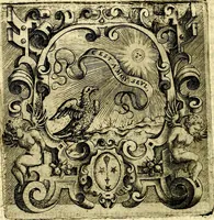 An illustration from Imprese illustri di diuersi, coi discorsi di Camillo Camilli, et con le figure intagliate in rame di Girolamo Porro Padouano .. (1586)