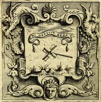 An illustration from Imprese illustri di diuersi, coi discorsi di Camillo Camilli, et con le figure intagliate in rame di Girolamo Porro Padouano .. (1586)