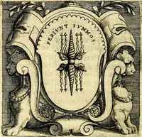 An illustration from Imprese illustri di diuersi, coi discorsi di Camillo Camilli, et con le figure intagliate in rame di Girolamo Porro Padouano .. (1586)