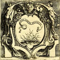 An illustration from Imprese illustri di diuersi, coi discorsi di Camillo Camilli, et con le figure intagliate in rame di Girolamo Porro Padouano .. (1586)