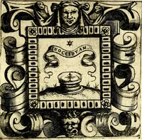 An illustration from Imprese illustri di diuersi, coi discorsi di Camillo Camilli, et con le figure intagliate in rame di Girolamo Porro Padouano .. (1586)