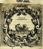 An illustration from Imprese illustri di diuersi, coi discorsi di Camillo Camilli, et con le figure intagliate in rame di Girolamo Porro Padouano .. (1586)