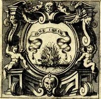 An illustration from Imprese illustri di diuersi, coi discorsi di Camillo Camilli, et con le figure intagliate in rame di Girolamo Porro Padouano .. (1586)